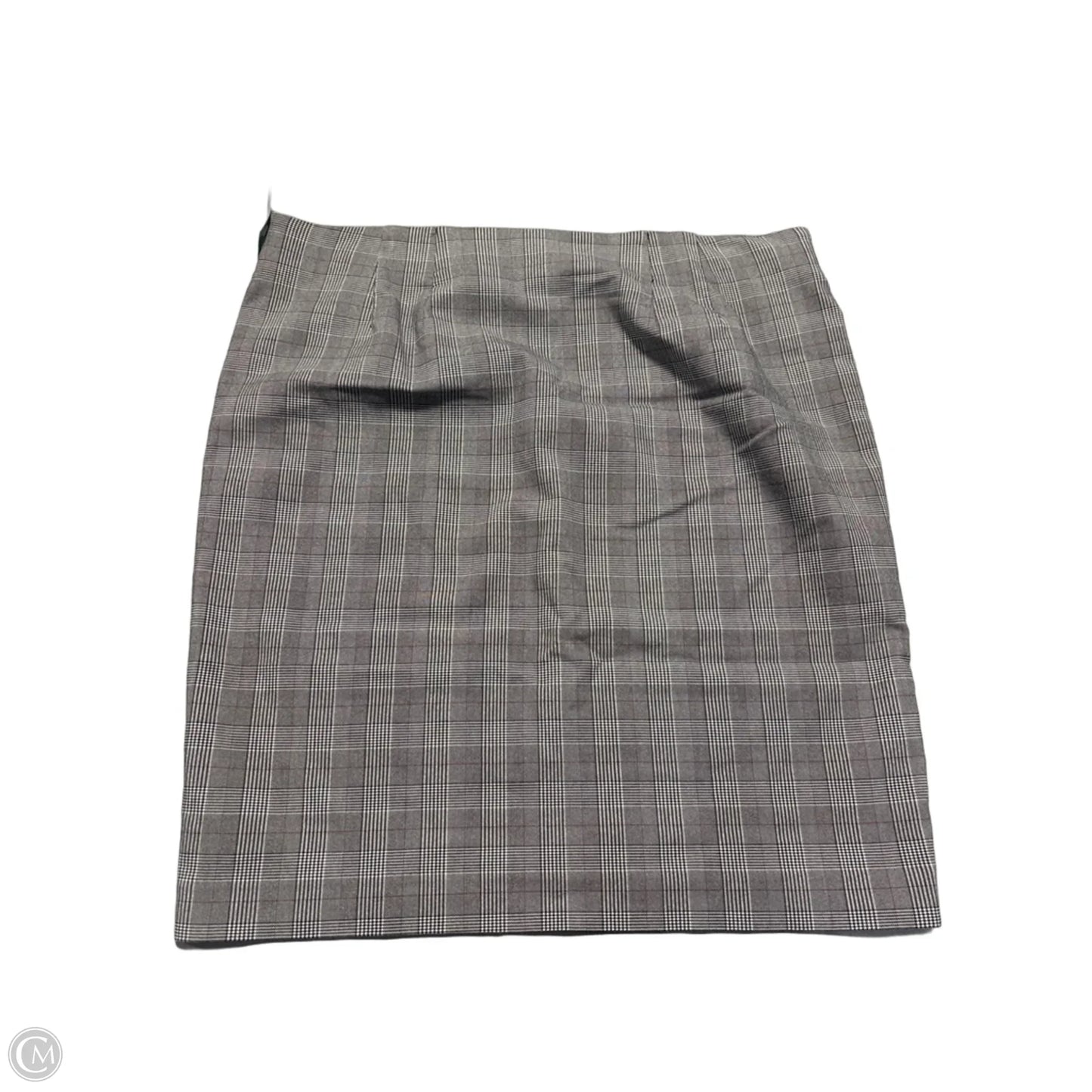 Skirt Midi By Elle In Plaid Pattern, Size: L