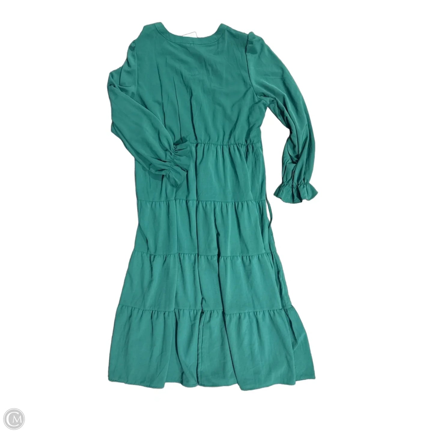 Dress Casual Maxi By Cmb In Green, Size: Xxl