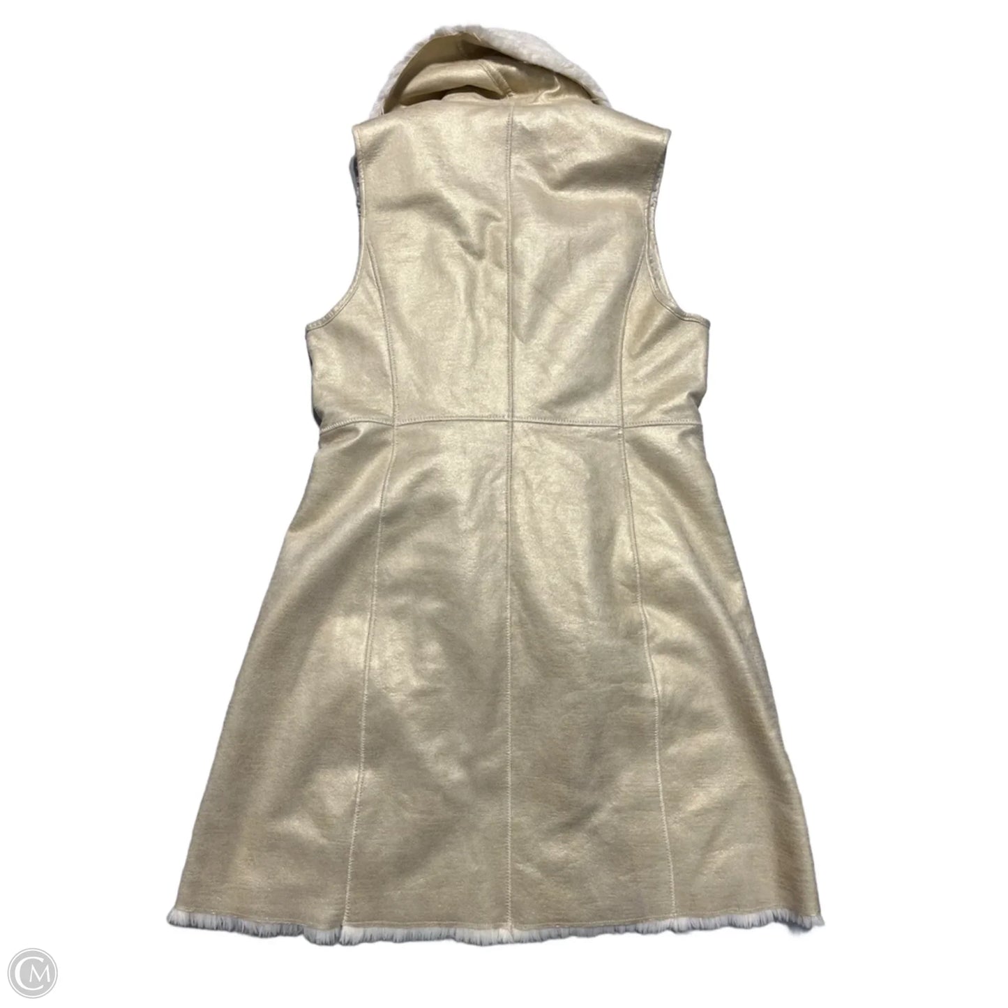 Vest Faux Fur & Sherpa By Eliza J In Cream, Size: Xs