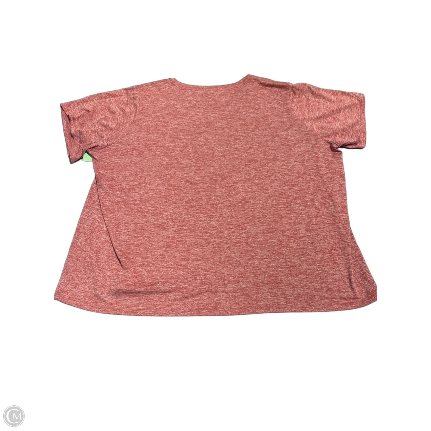 Athletic Top Short Sleeve By Nike In Red, Size: 3x