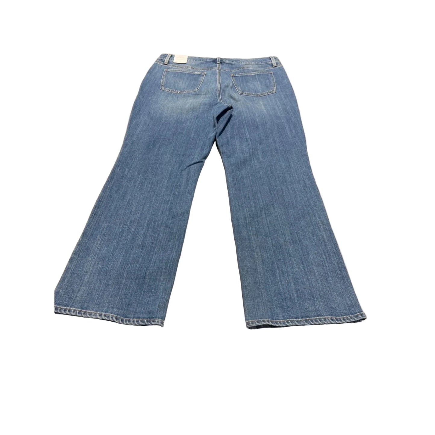 Jeans Boot Cut By Talbots In Blue Denim, Size: 16