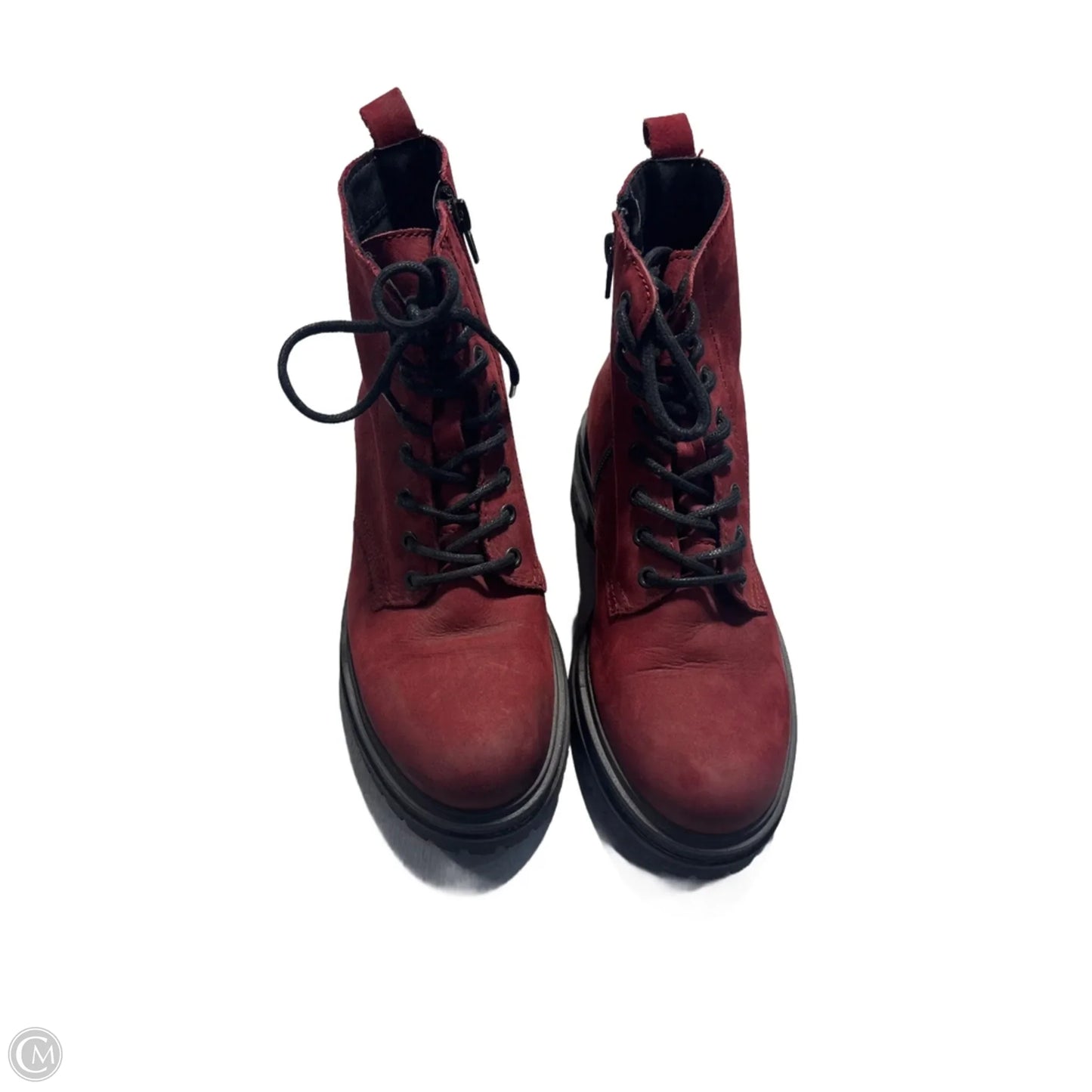 Boots Combat By Cmb In Red, Size: 7.5