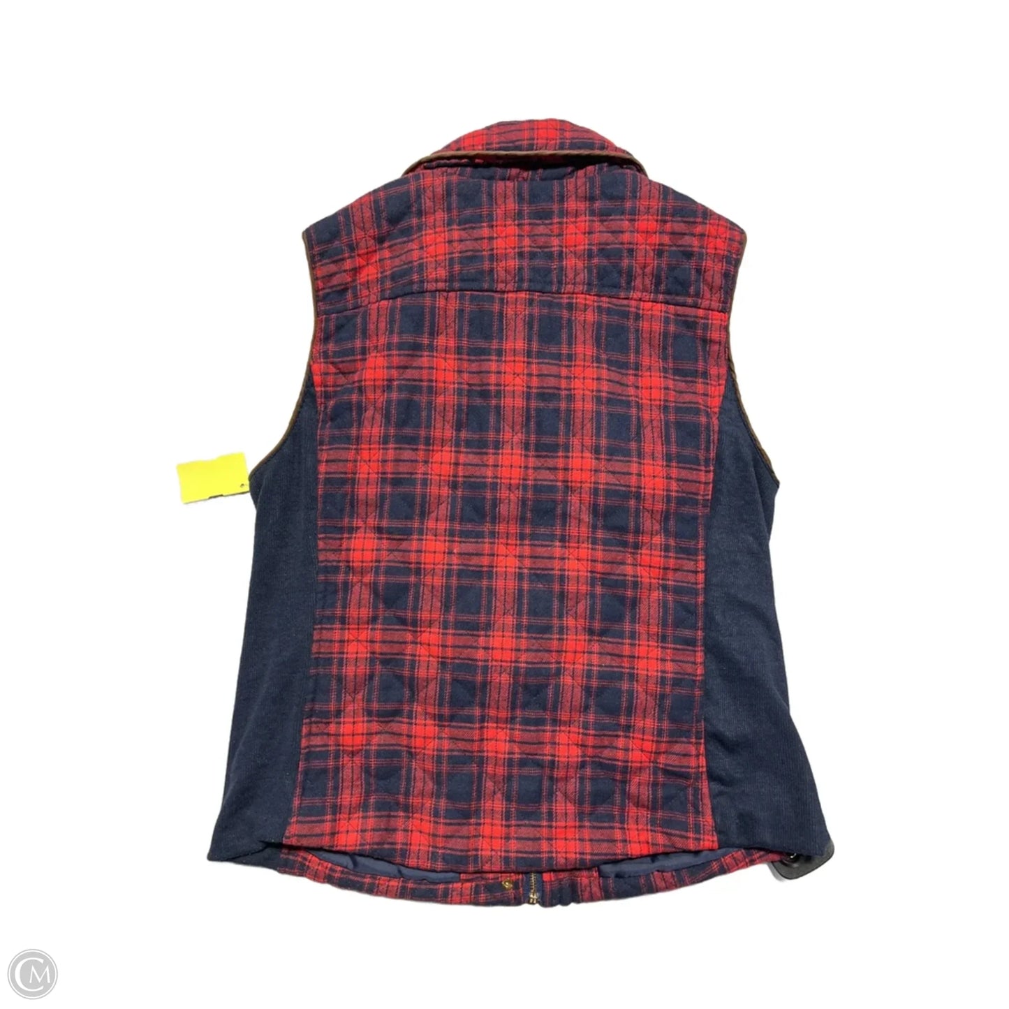 Vest Other By Cmb In Plaid Pattern, Size: M