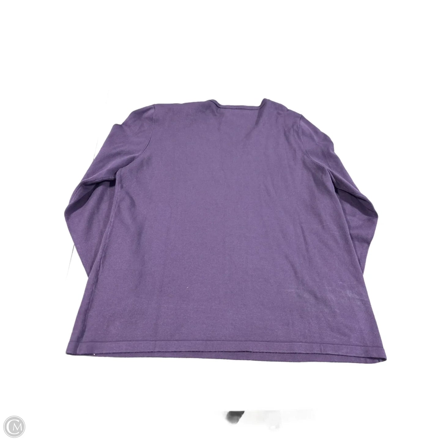Top Long Sleeve By Chicos In Purple, Size: L