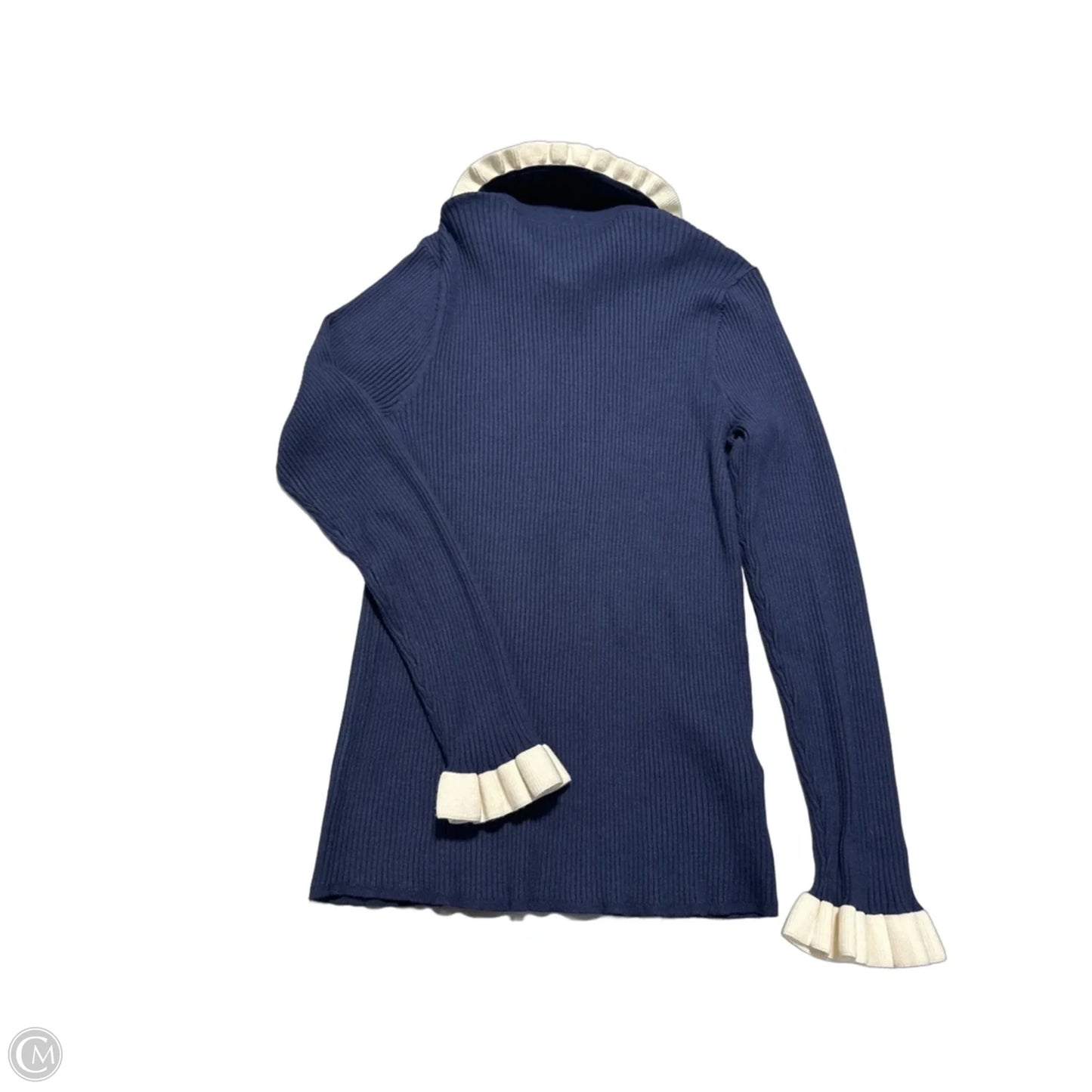 Top Long Sleeve By Loft In Navy, Size: Xl