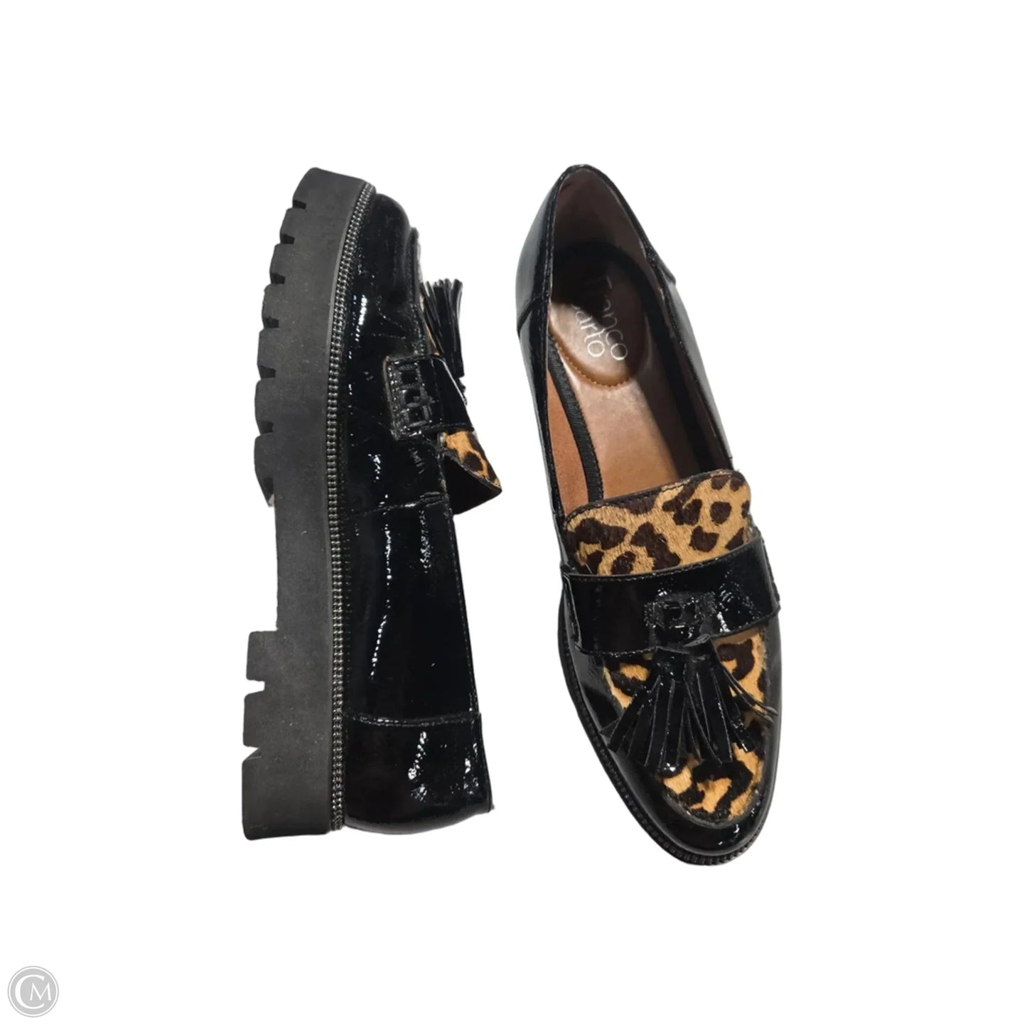 Sandals Flats By Franco Sarto In Animal Print, Size: 8