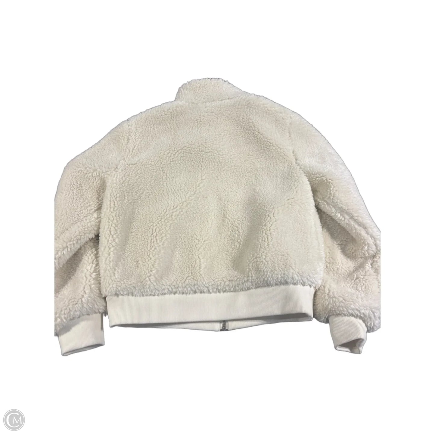 Jacket Faux Fur & Sherpa By Loft In White, Size: Xs