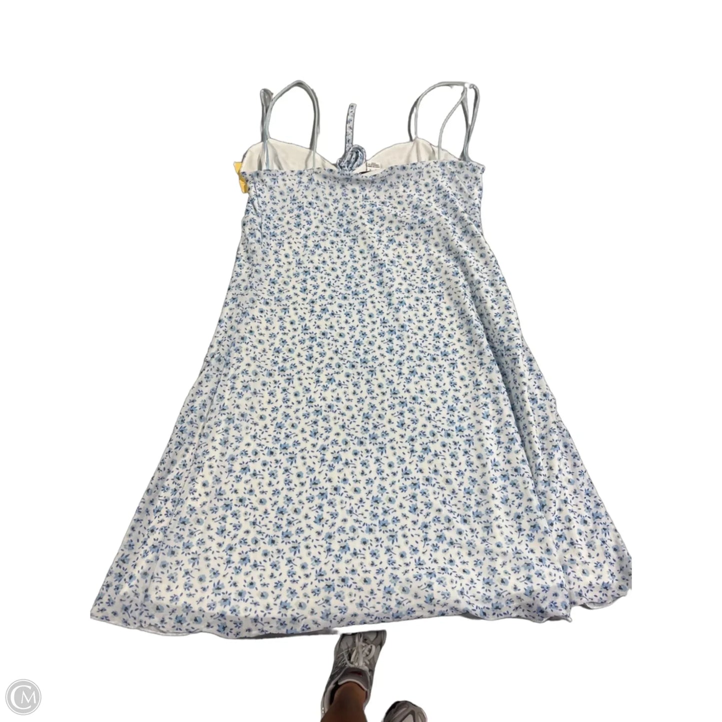 Dress Casual Short By Charlotte Russe In Blue & White, Size: S