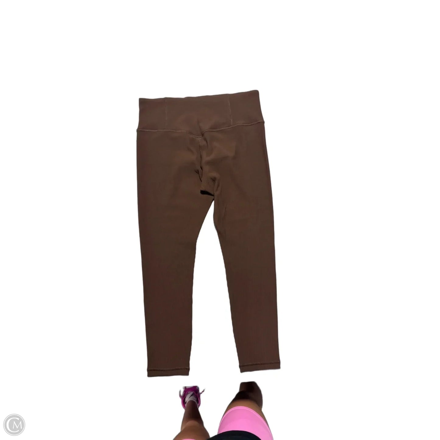 Athletic Leggings By Athleta In Brown, Size: Xl
