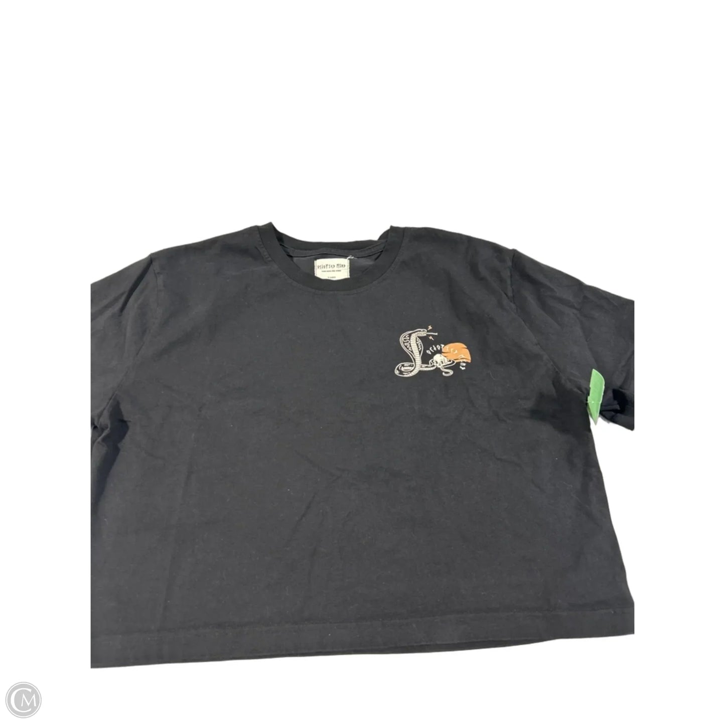 Top Short Sleeve By Cmc In Black, Size: Xl