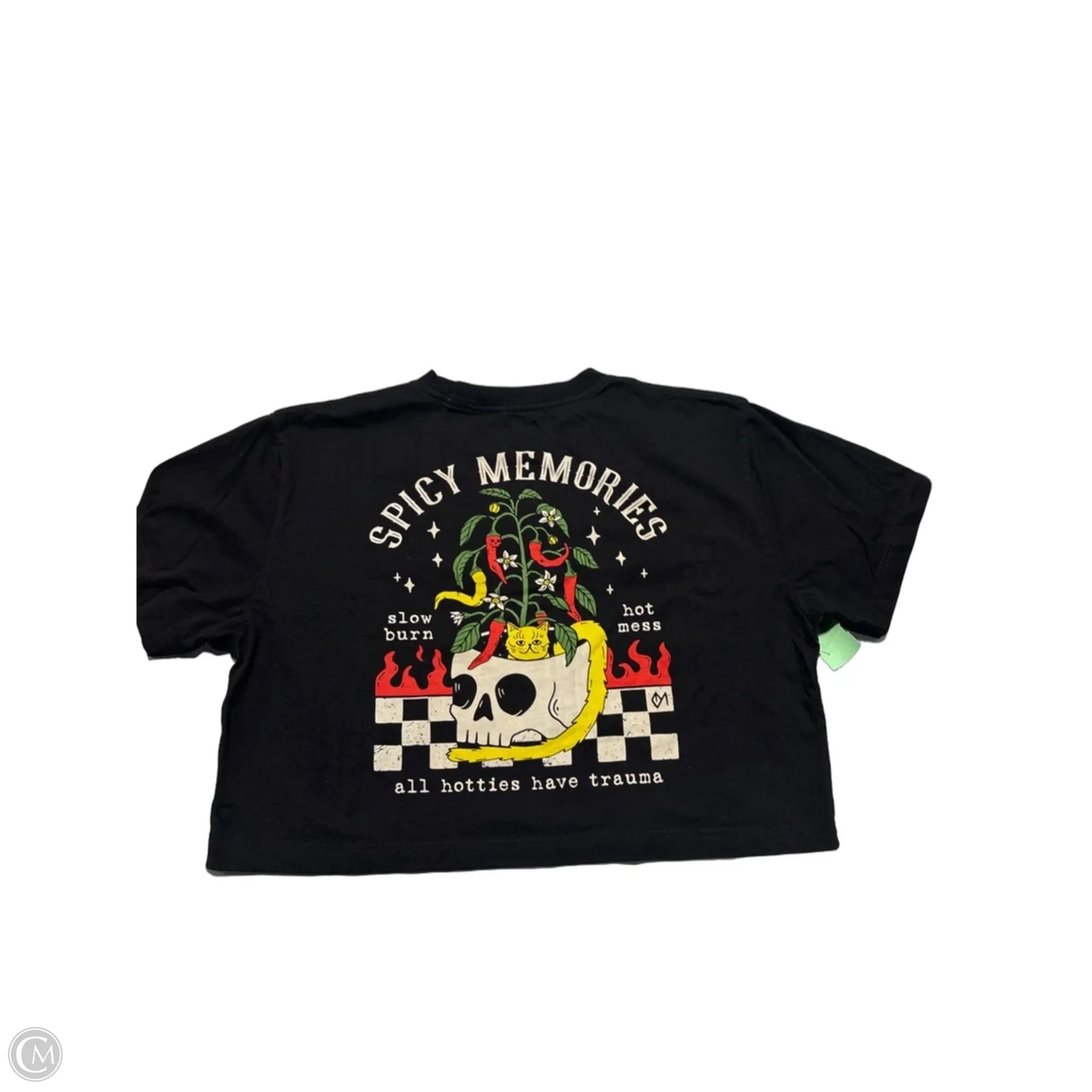 Top Short Sleeve Basic By Cmc In Black, Size: Xl