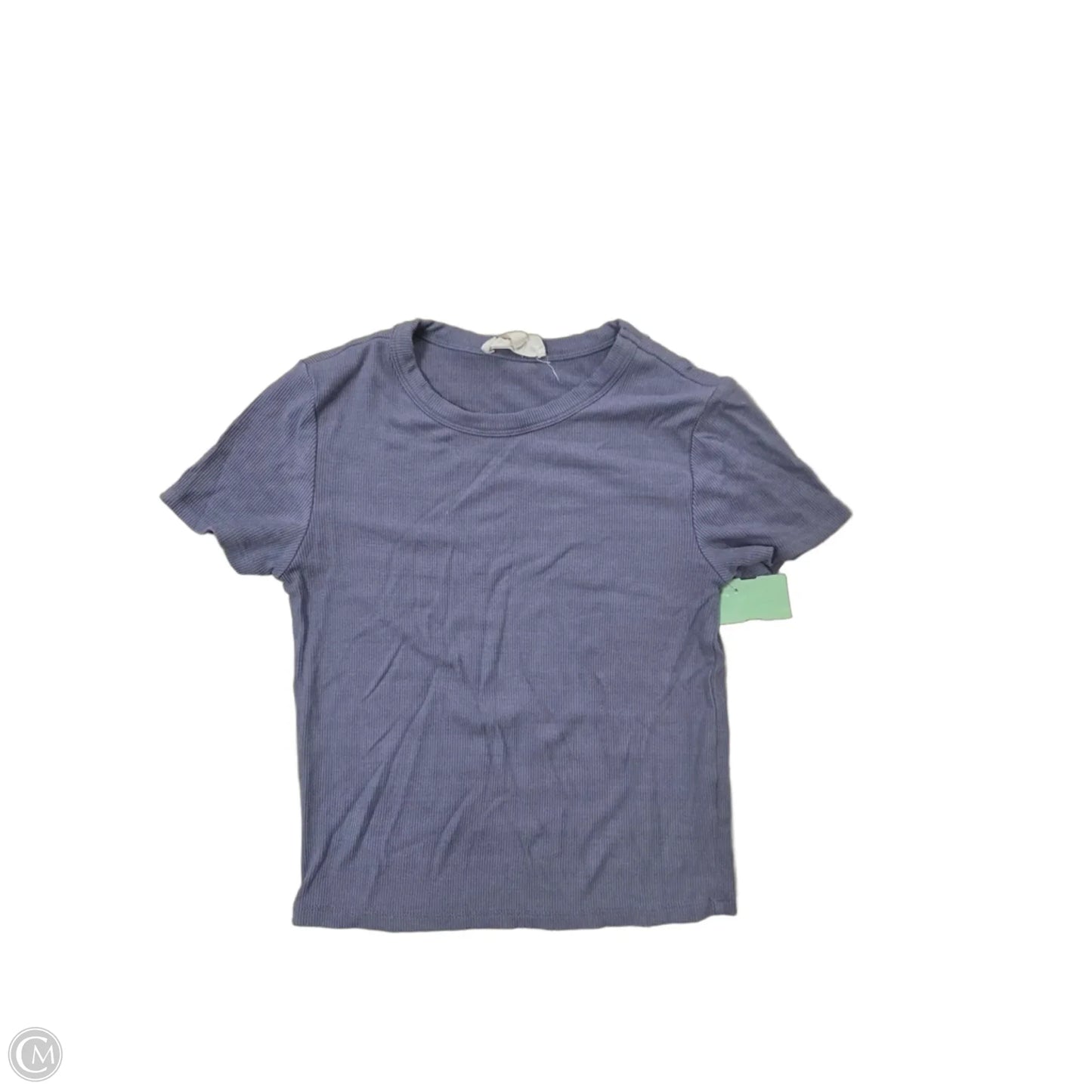 Top Short Sleeve By Cme In Blue, Size: S