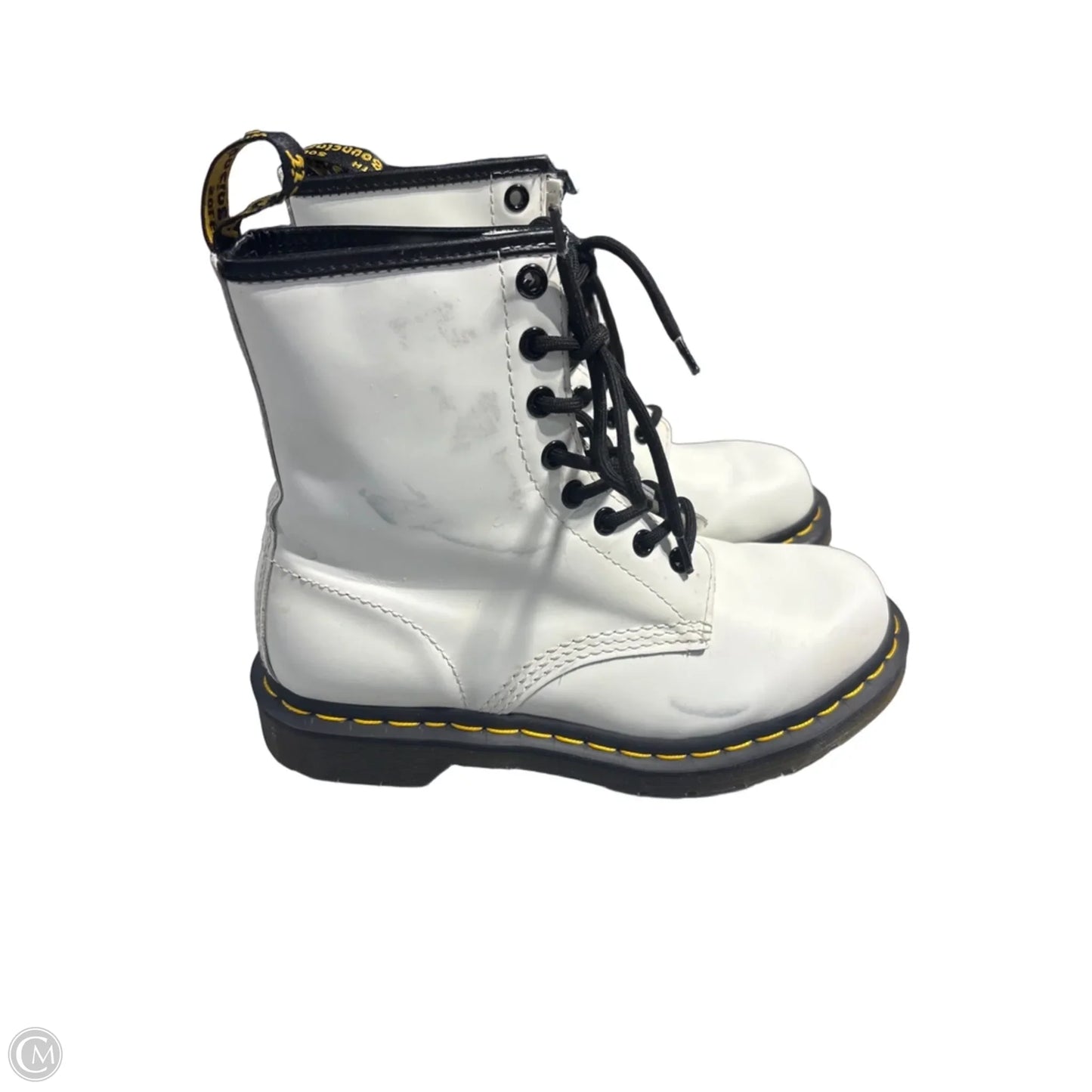 Boots Ankle Flats By Dr Martens In White, Size: 7