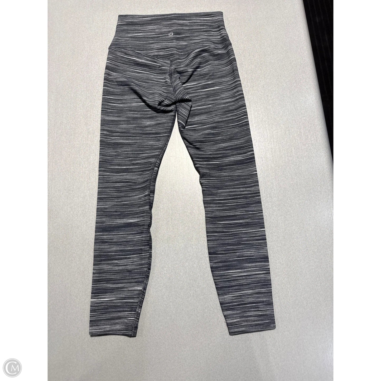 Athletic Leggings By Lululemon In Black & White, Size: 6