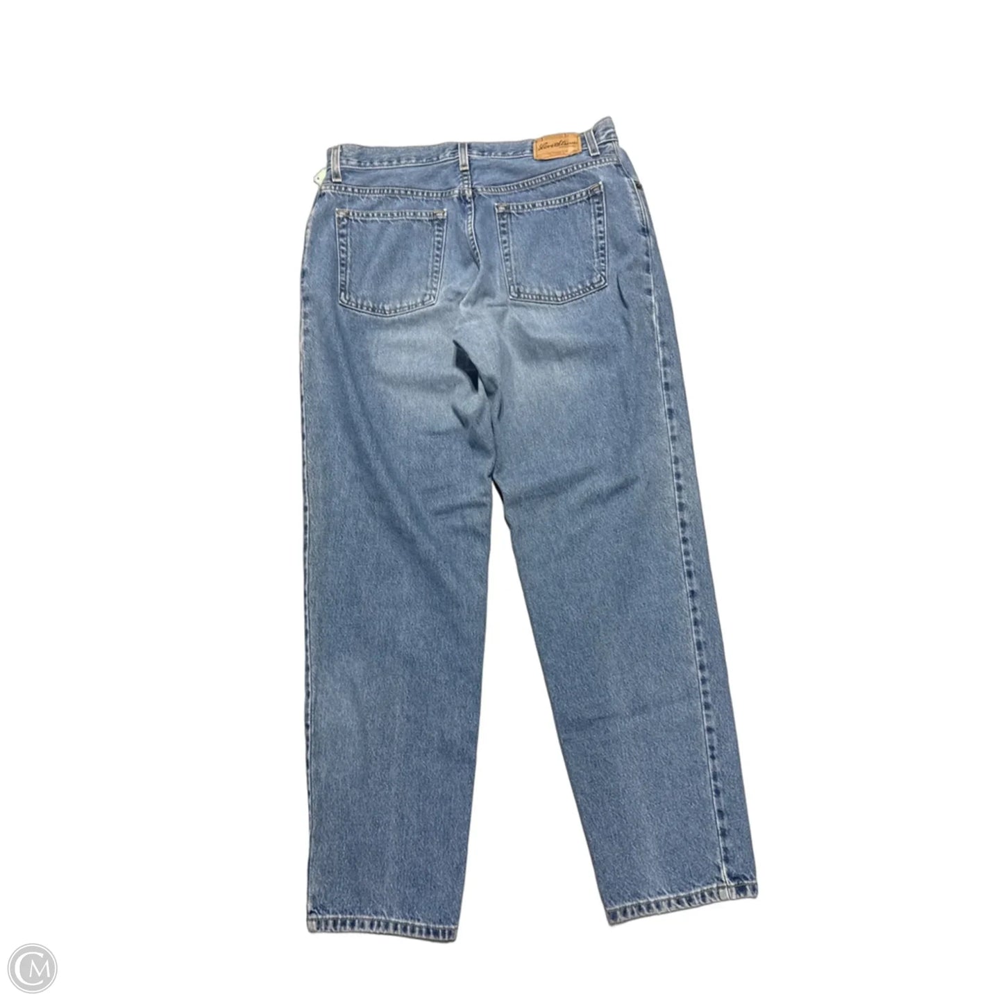 Jeans Straight By Levis Signature In Blue Denim, Size: 16