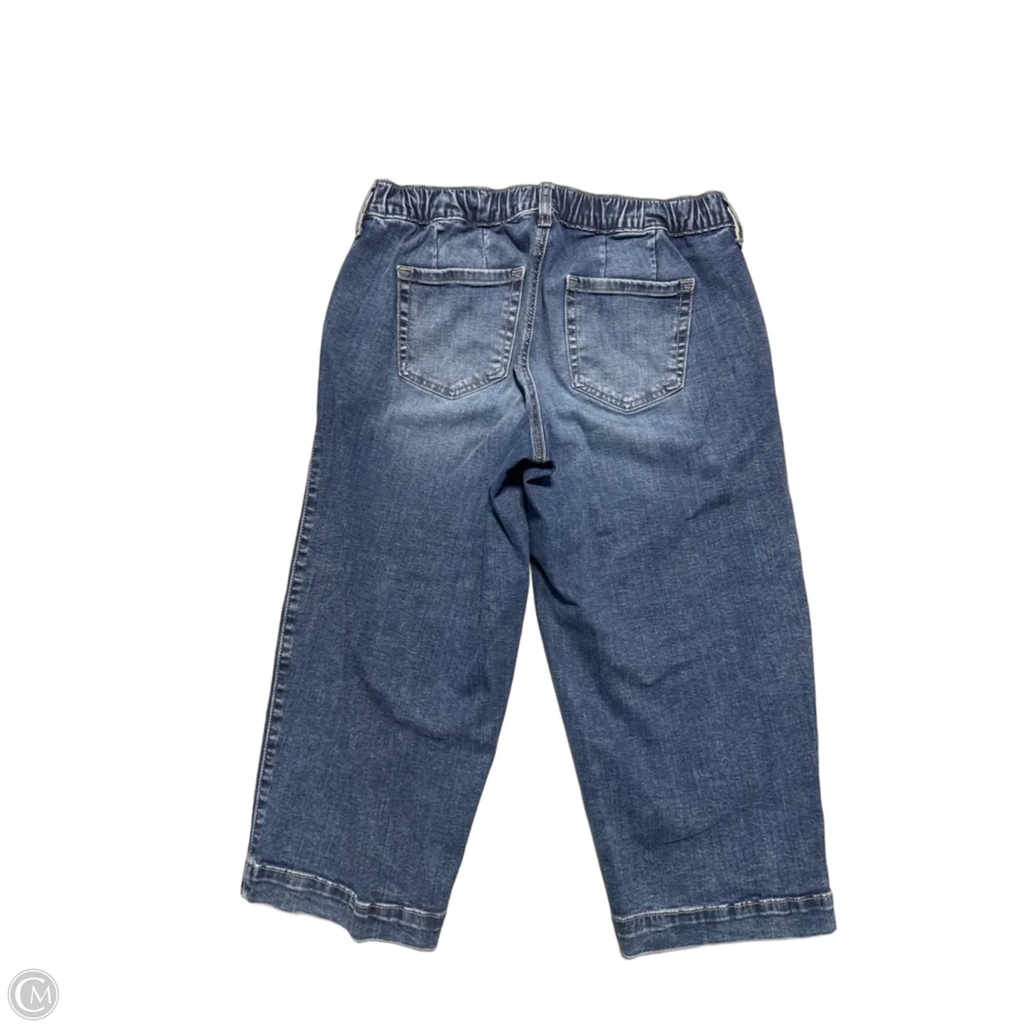 Jeans Cropped By Torrid In Blue Denim, Size: 10
