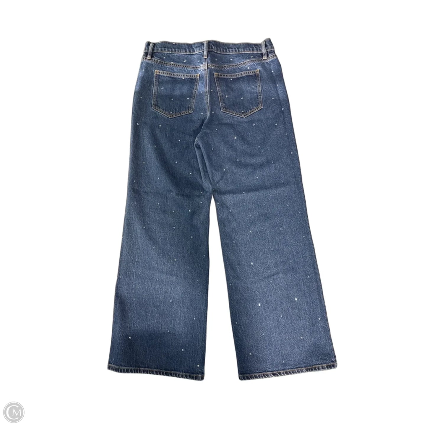 Jeans Wide Leg By Ann Taylor In Blue Denim, Size: 10p