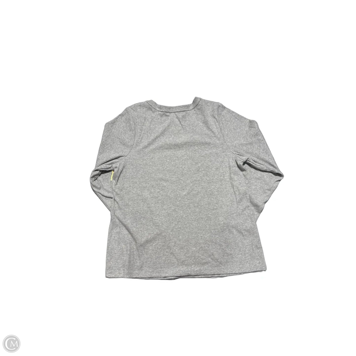 Top Long Sleeve By Ava & Viv In Grey, Size: 1x