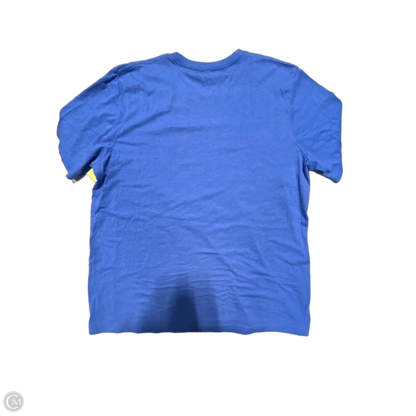 Top Short Sleeve By Cme In Blue, Size: L