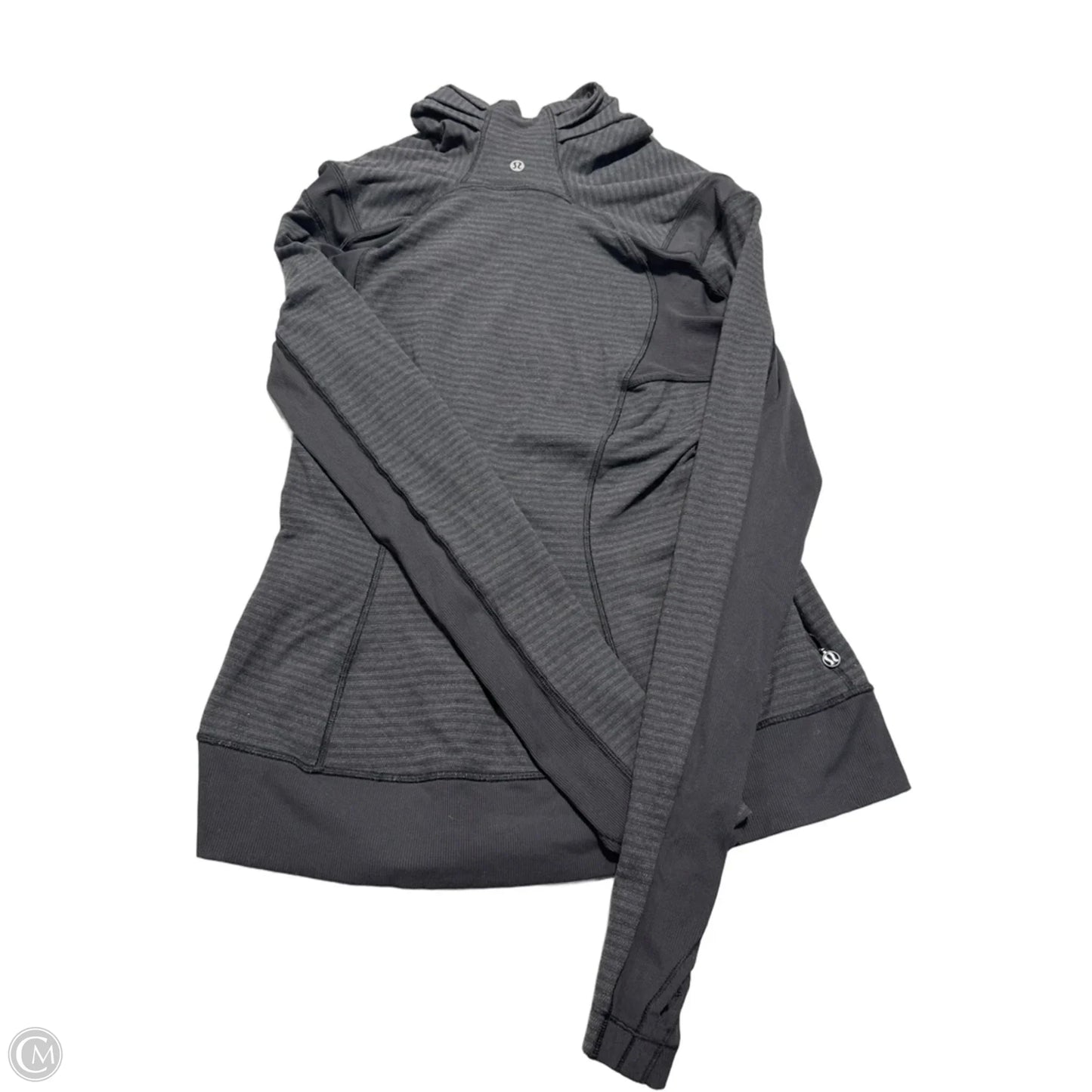 Athletic Jacket By Lululemon In Black, Size: L