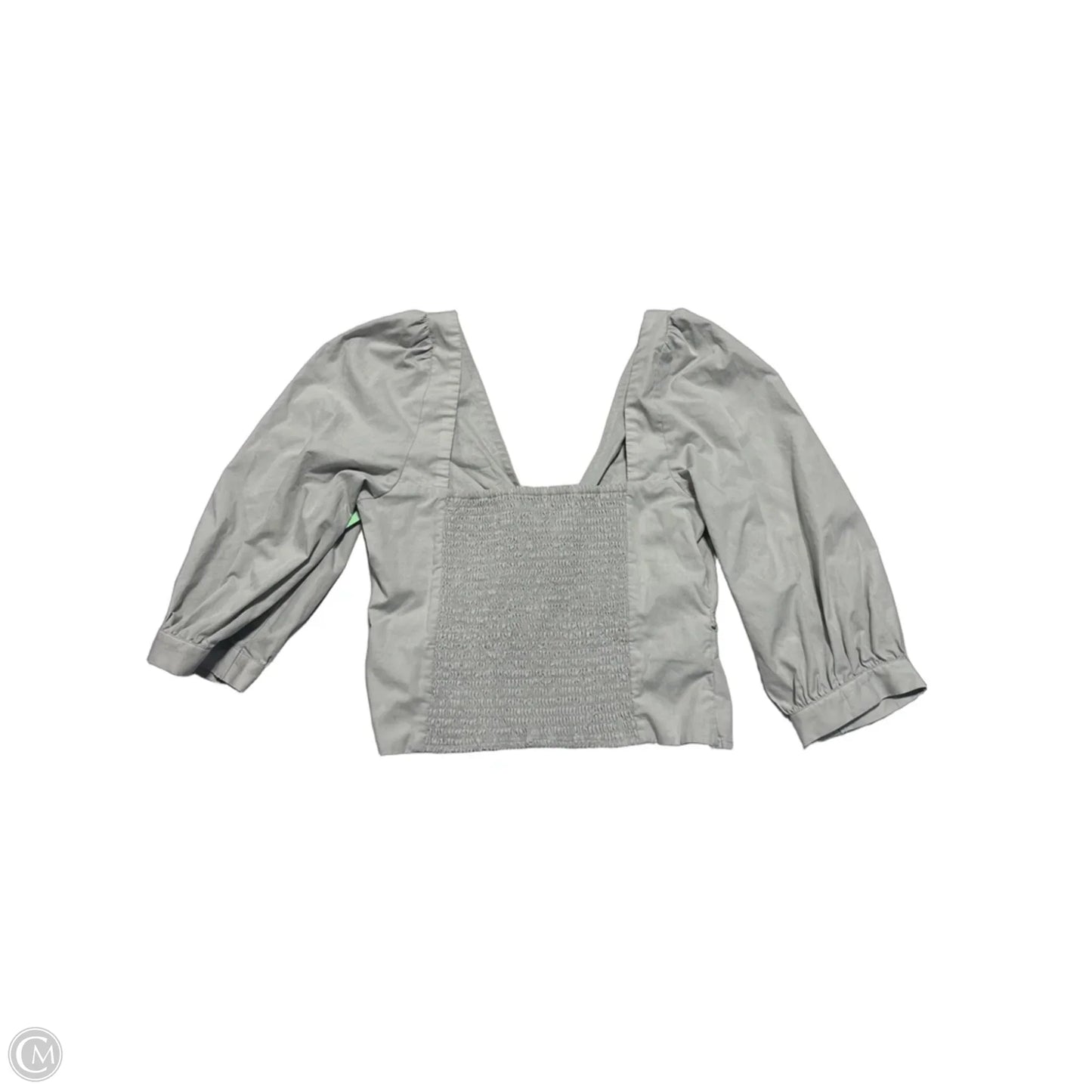 Top 3/4 Sleeve By Abercrombie And Fitch In Green, Size: M