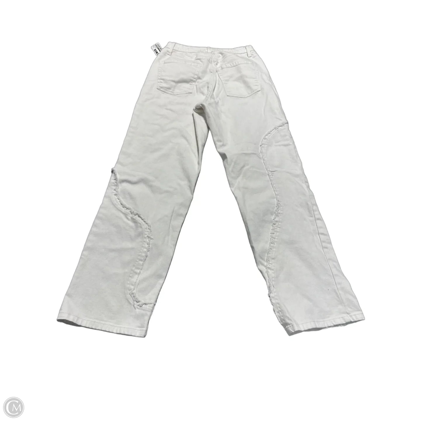 Jeans Wide Leg By Wild Fable In White Denim, Size: 8