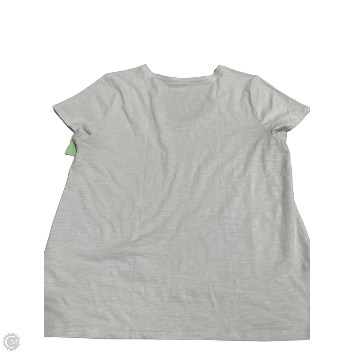 Top Short Sleeve Basic By Loft In Green, Size: L