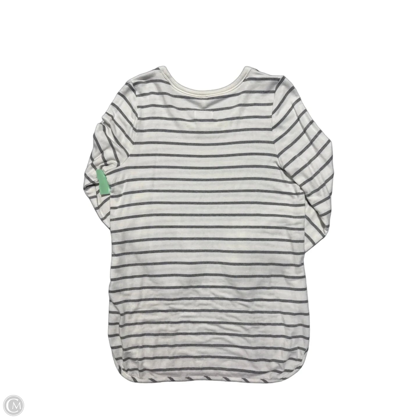 Top Long Sleeve By Market & Spruce In Striped Pattern, Size: M