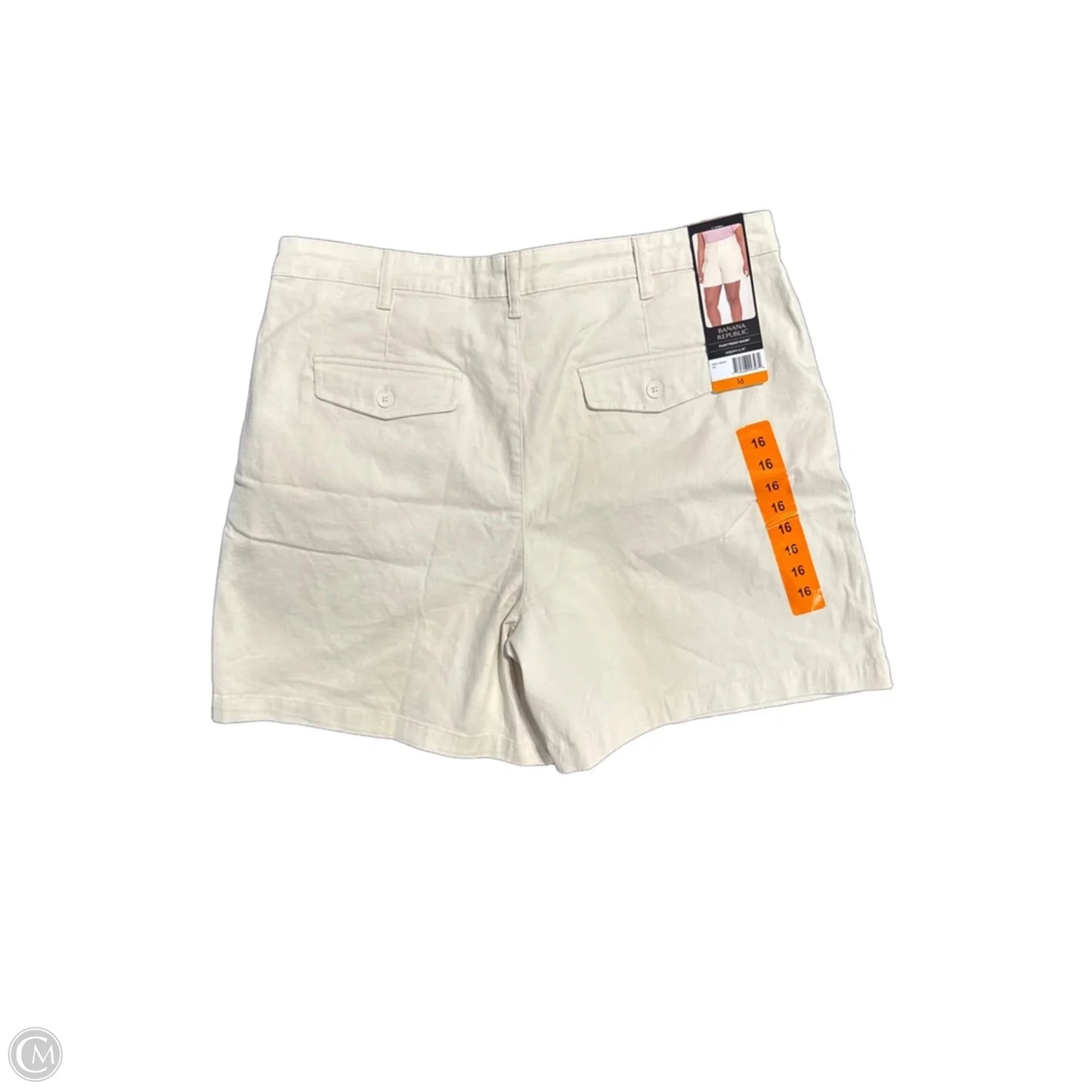 Shorts By Banana Republic In Cream Denim, Size: 16
