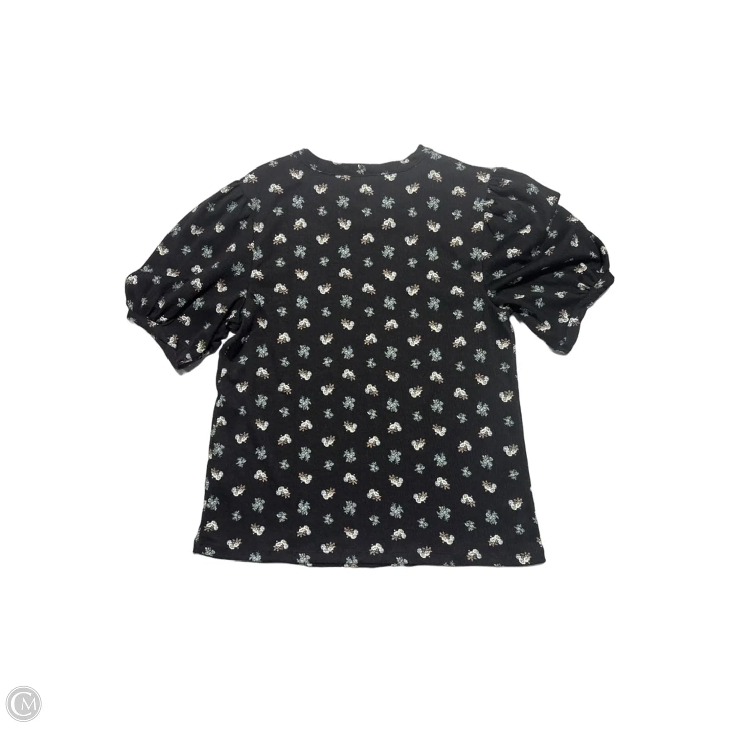 Top Short Sleeve By Lc Lauren Conrad In Black, Size: M