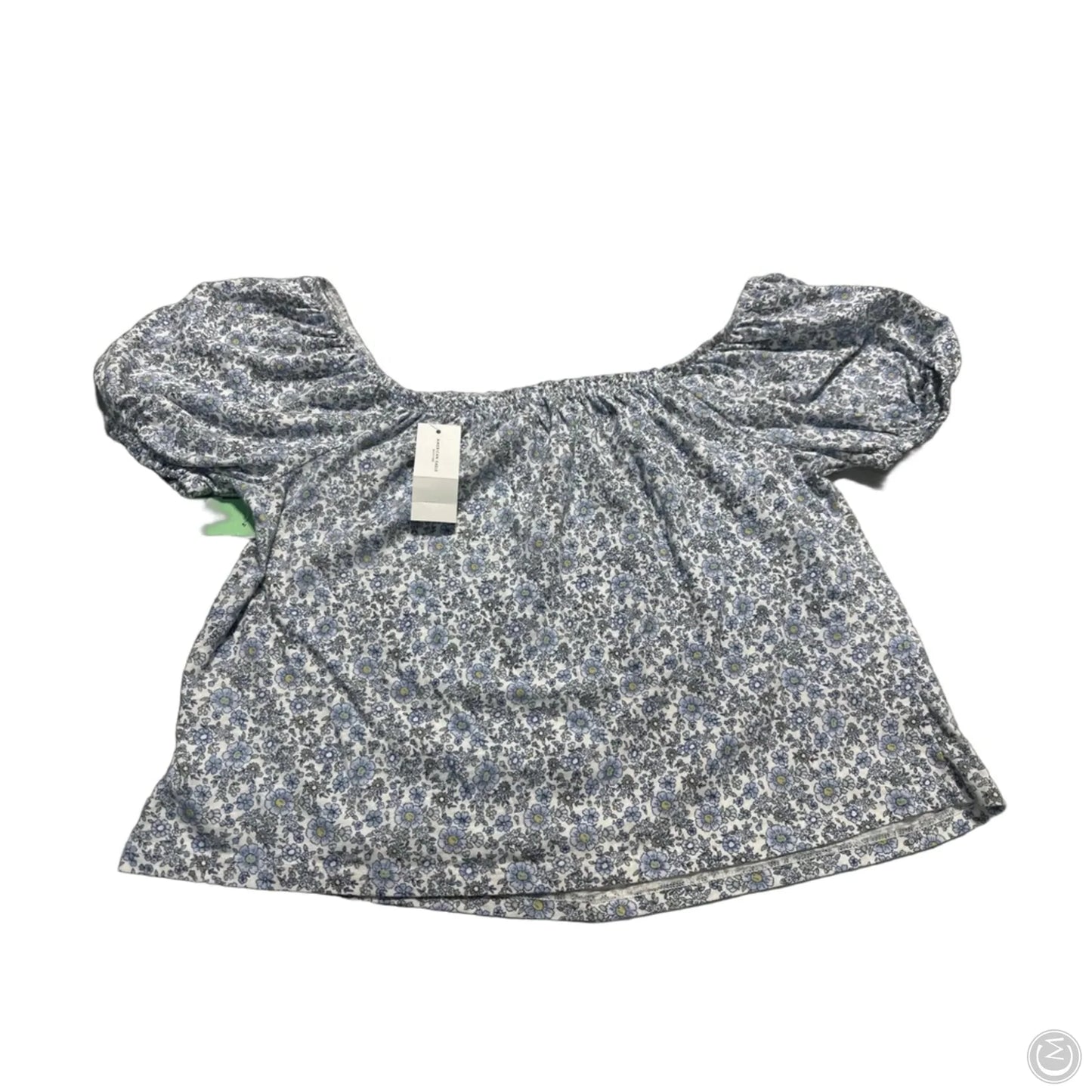 Top Short Sleeve By American Eagle In Blue, Size: M