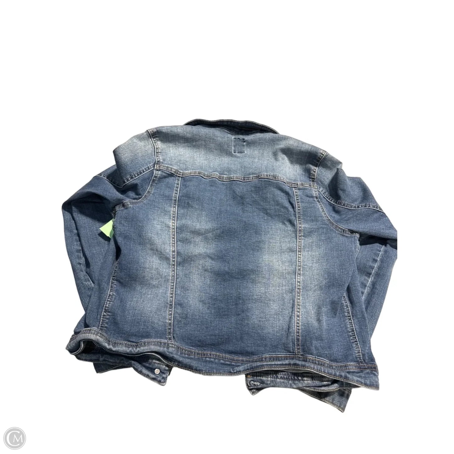 Jacket Denim By Kensie In Blue Denim, Size: L
