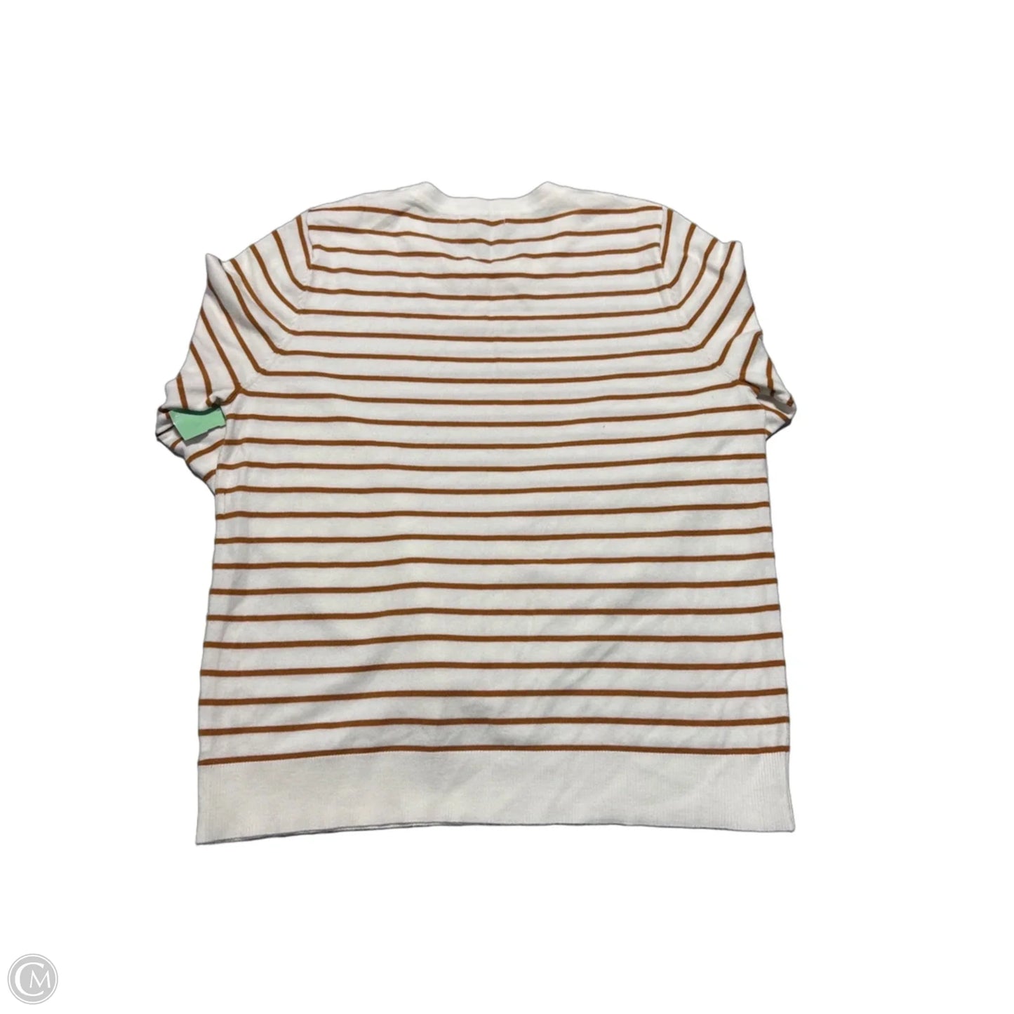 Top Long Sleeve By Staccato In White & Yellow, Size: Xl