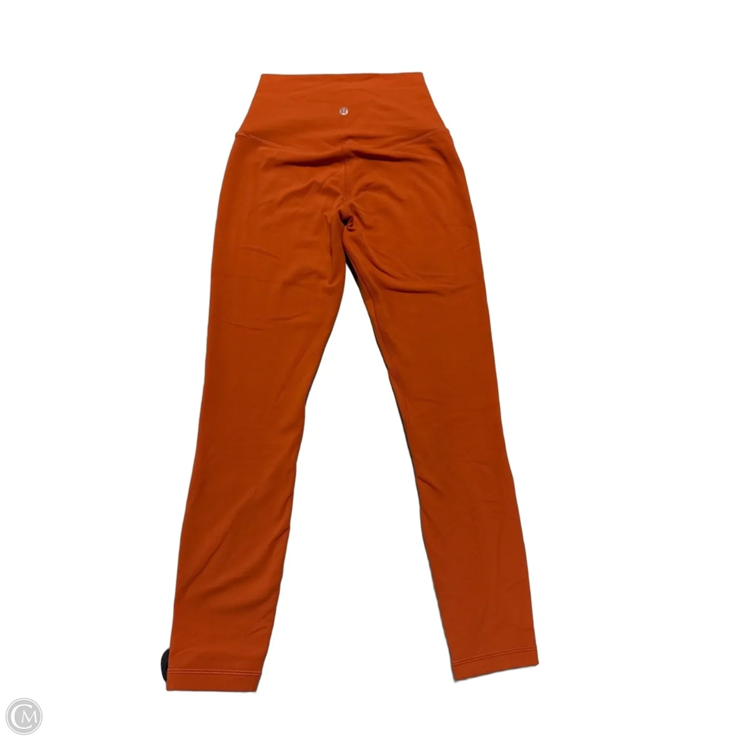 Athletic Leggings By Lululemon In Orange, Size: 4