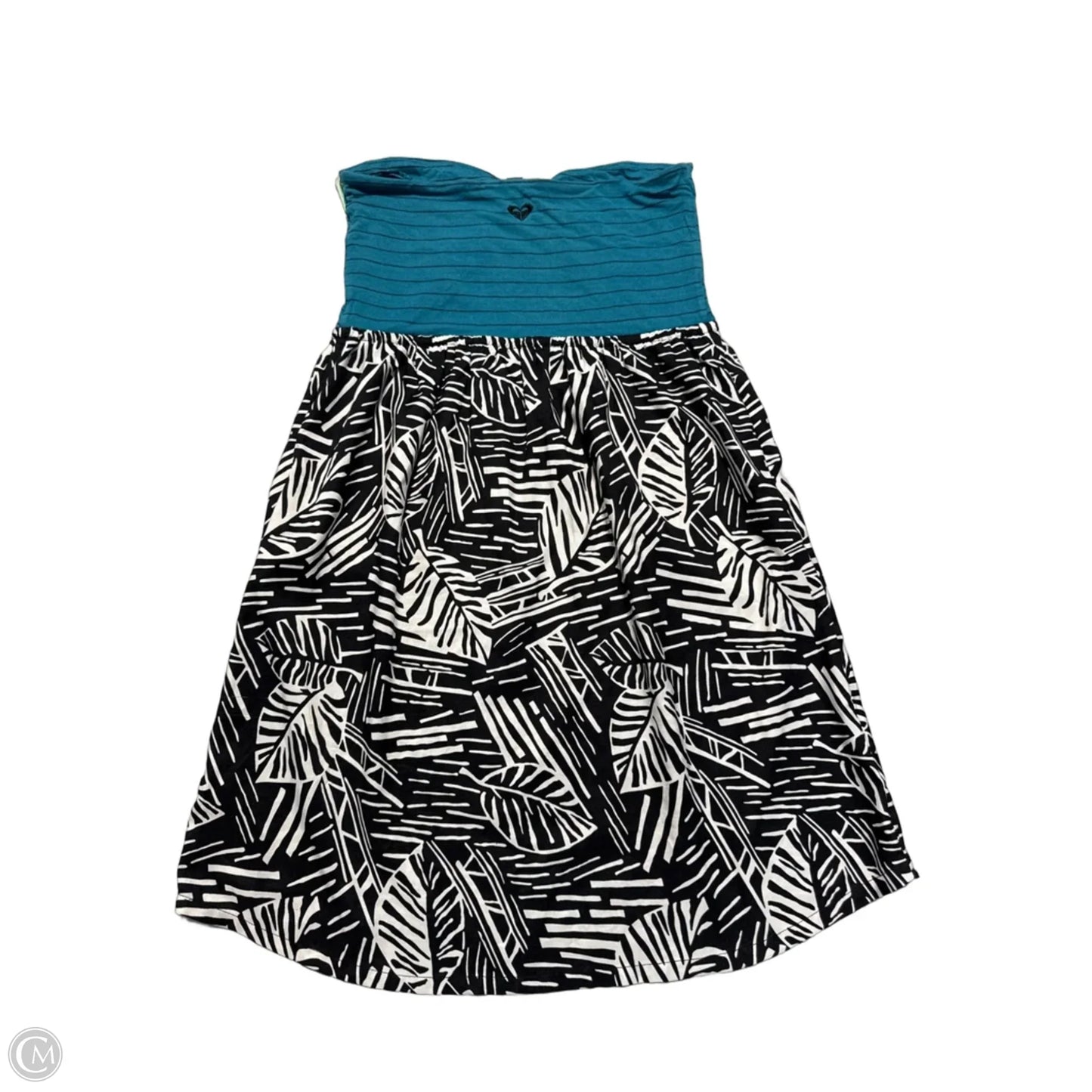 Dress Casual Short By Roxy In Black & Blue, Size: L