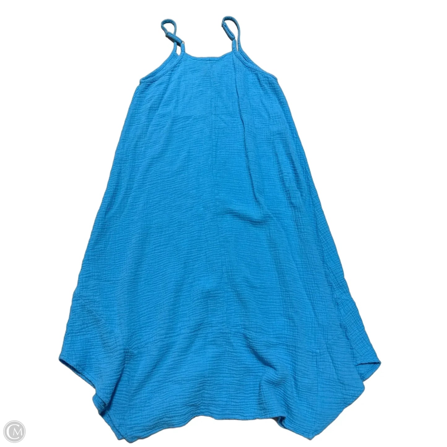 Dress Casual Midi By Bobi In Blue, Size: Xs