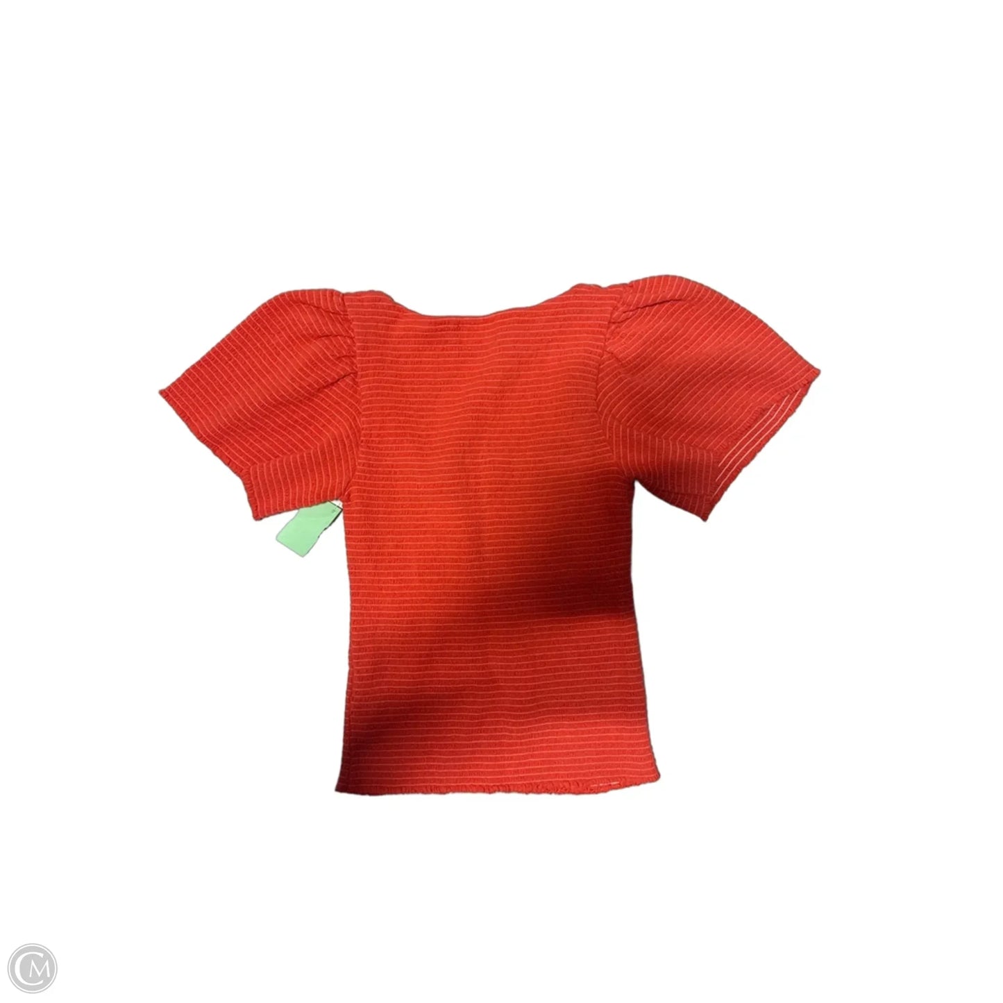 Top Short Sleeve By Nation In Coral, Size: Xs