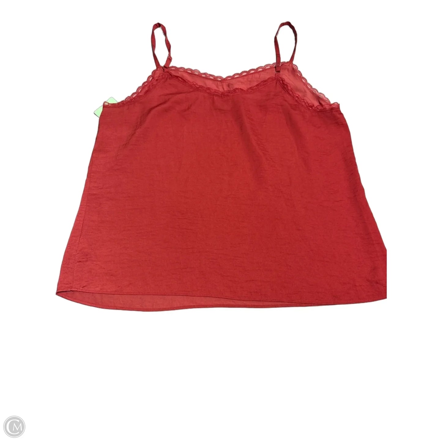 Tank Top By Cabi In Red, Size: Xl