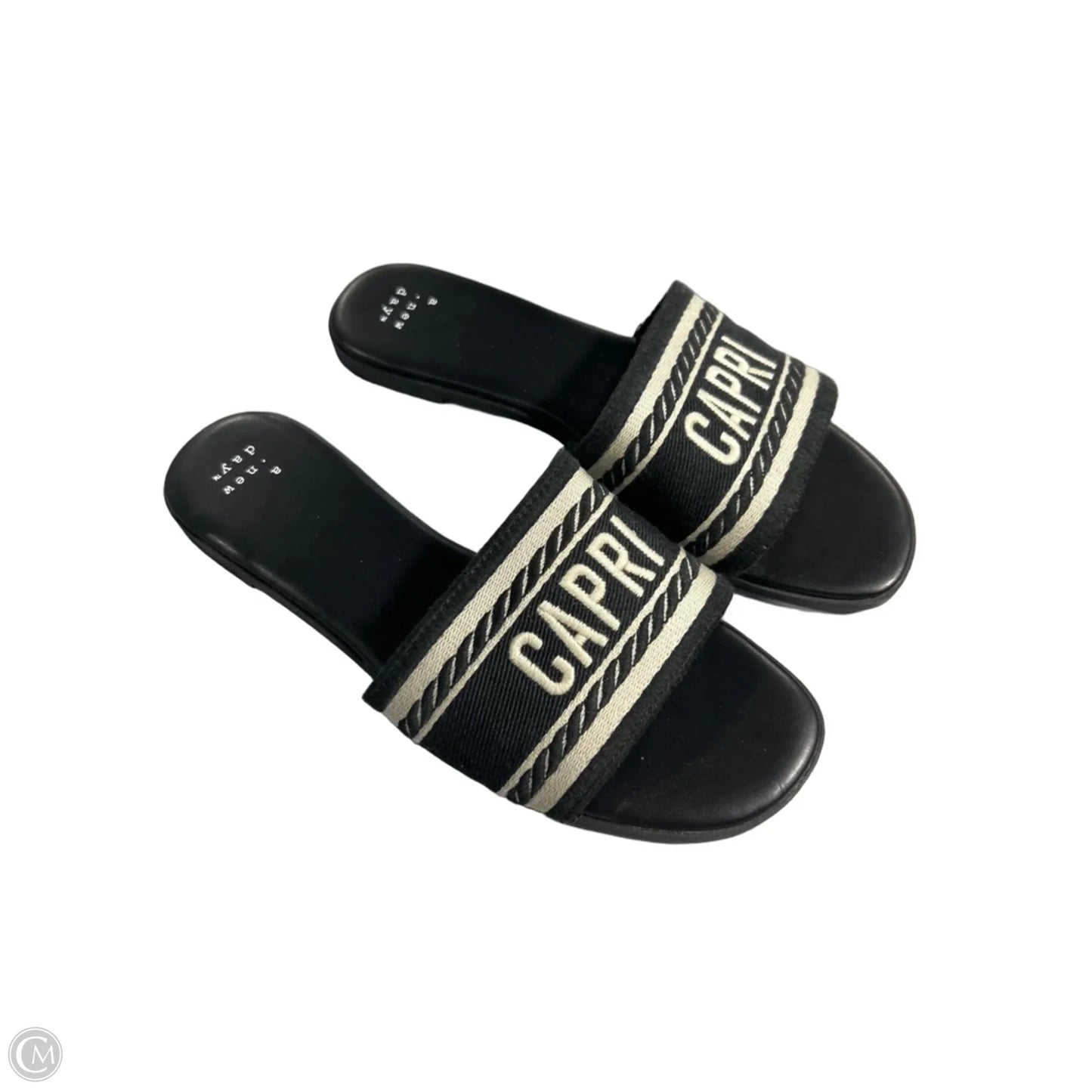 Shoes Flats By A New Day In Black, Size: 8