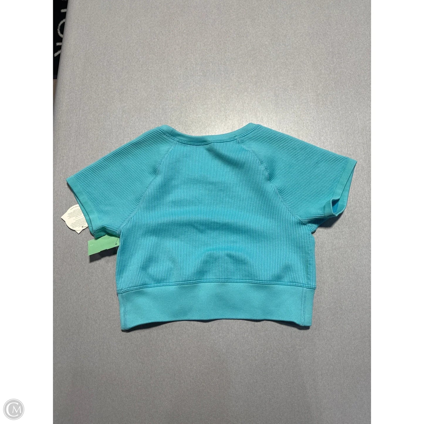 Athletic Top Short Sleeve By Offline In Blue, Size: S