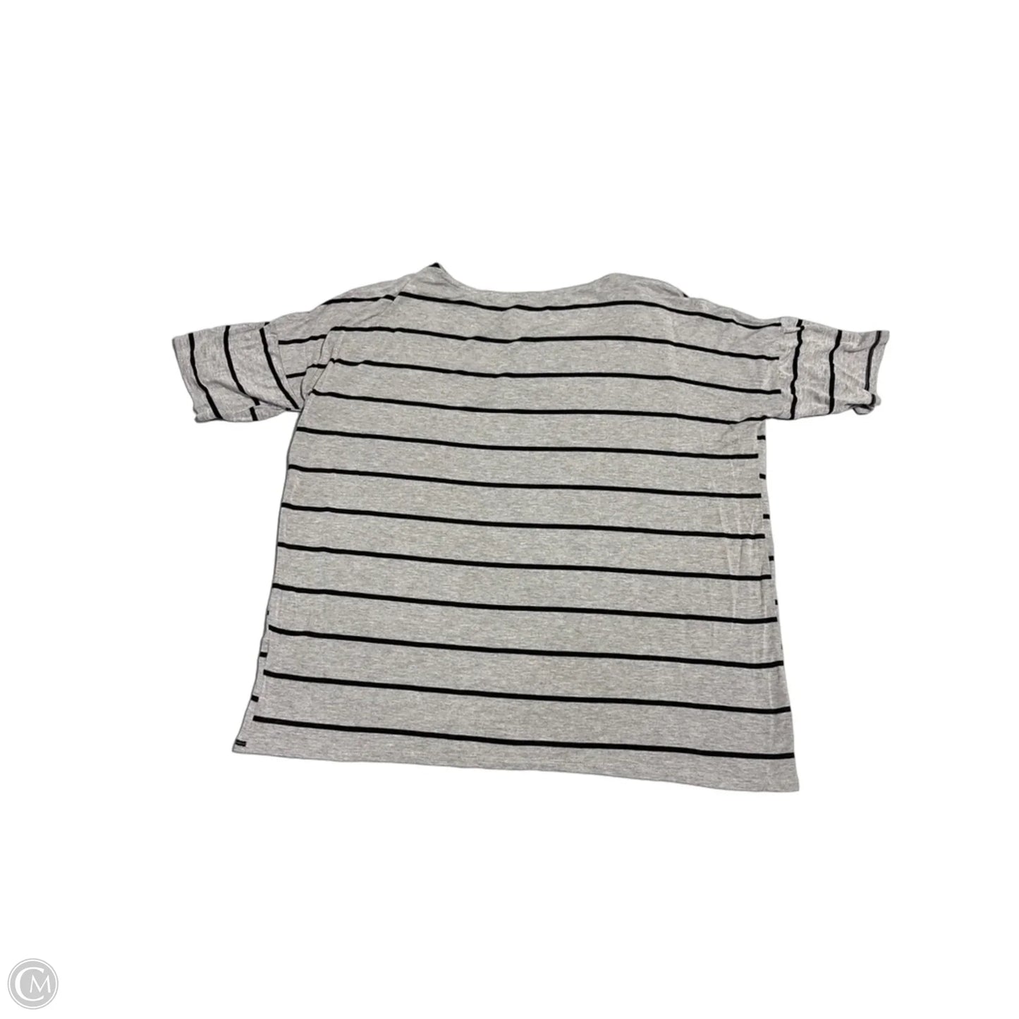 Top 3/4 Sleeve By Bombom In Grey, Size: M