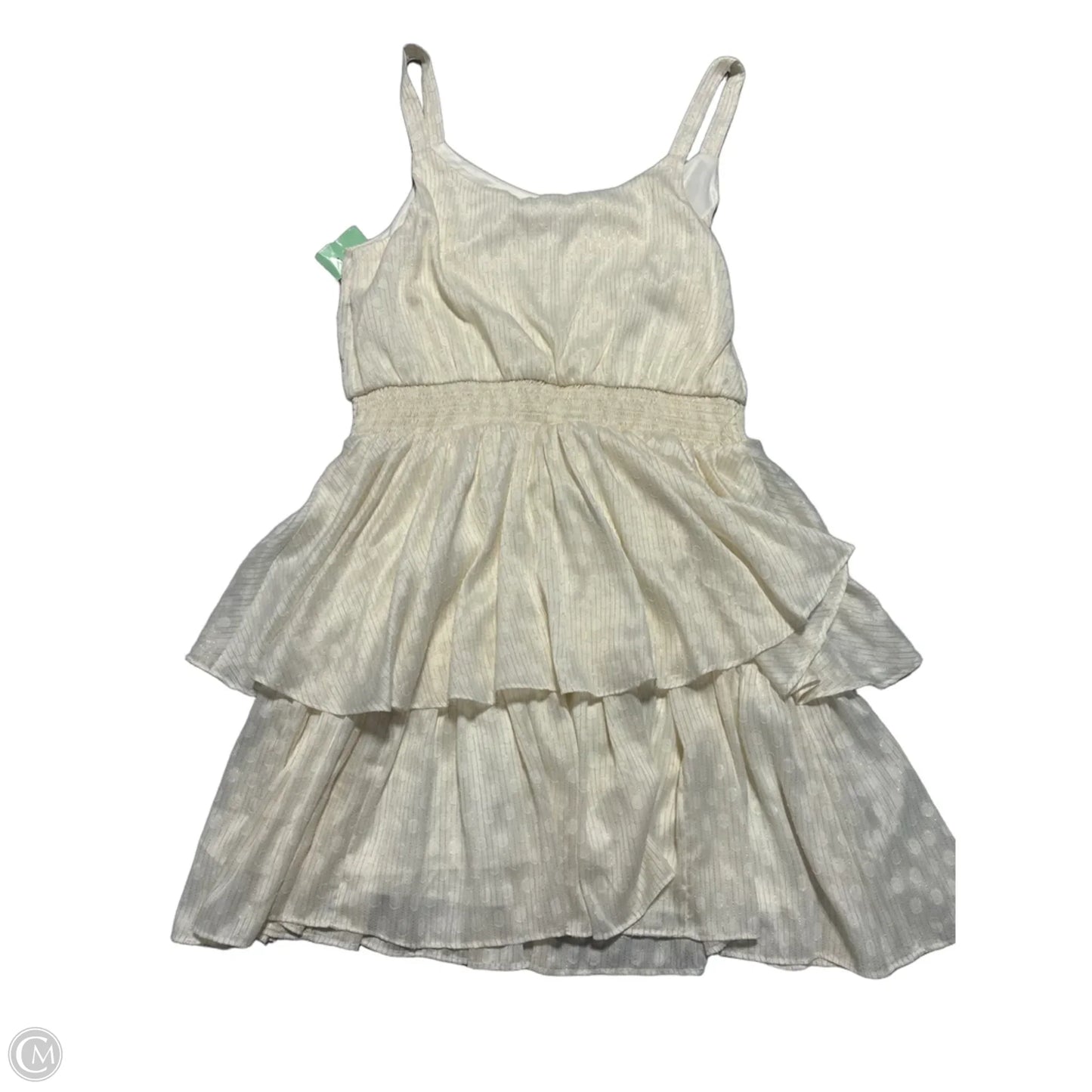 Dress Casual Short By Express In Cream, Size: L