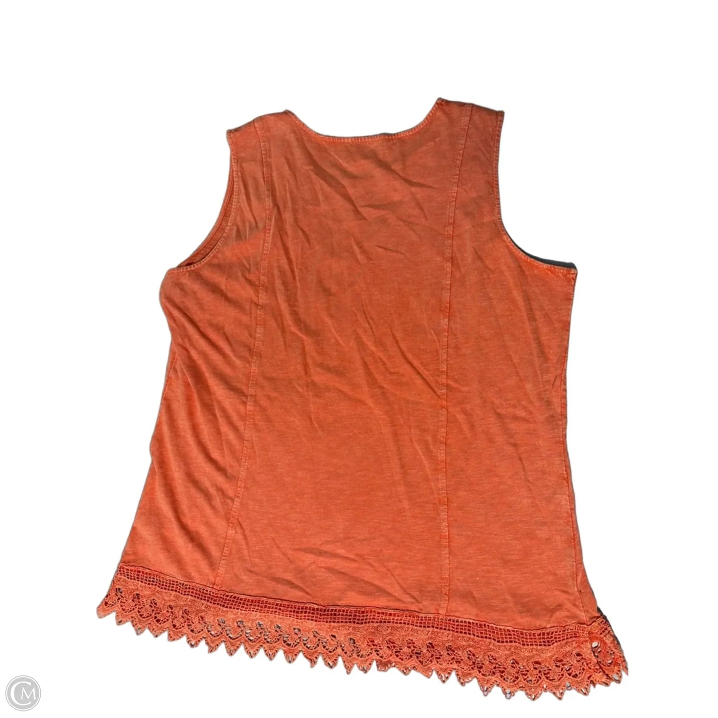 Tank Top By Christopher And Banks In Orange, Size: L