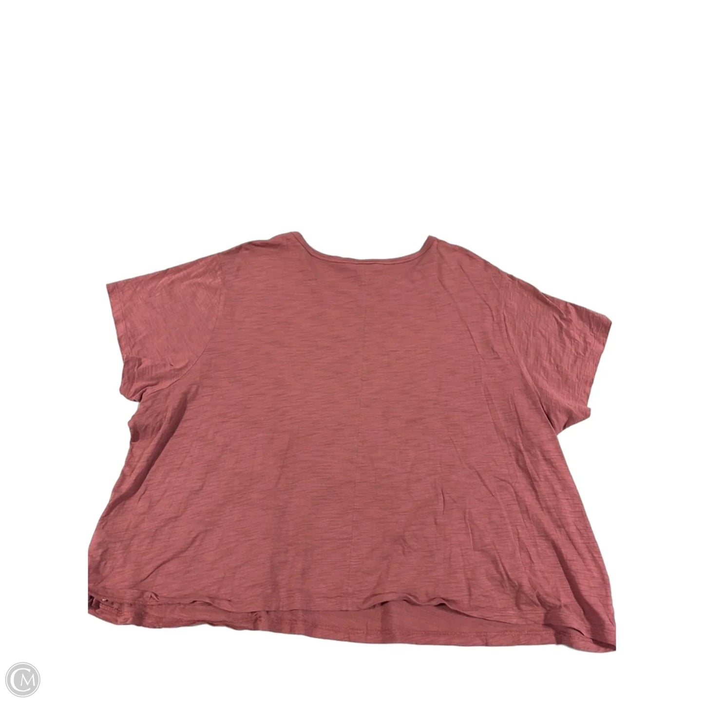 Top Short Sleeve By Athleta In Pink, Size: 2x