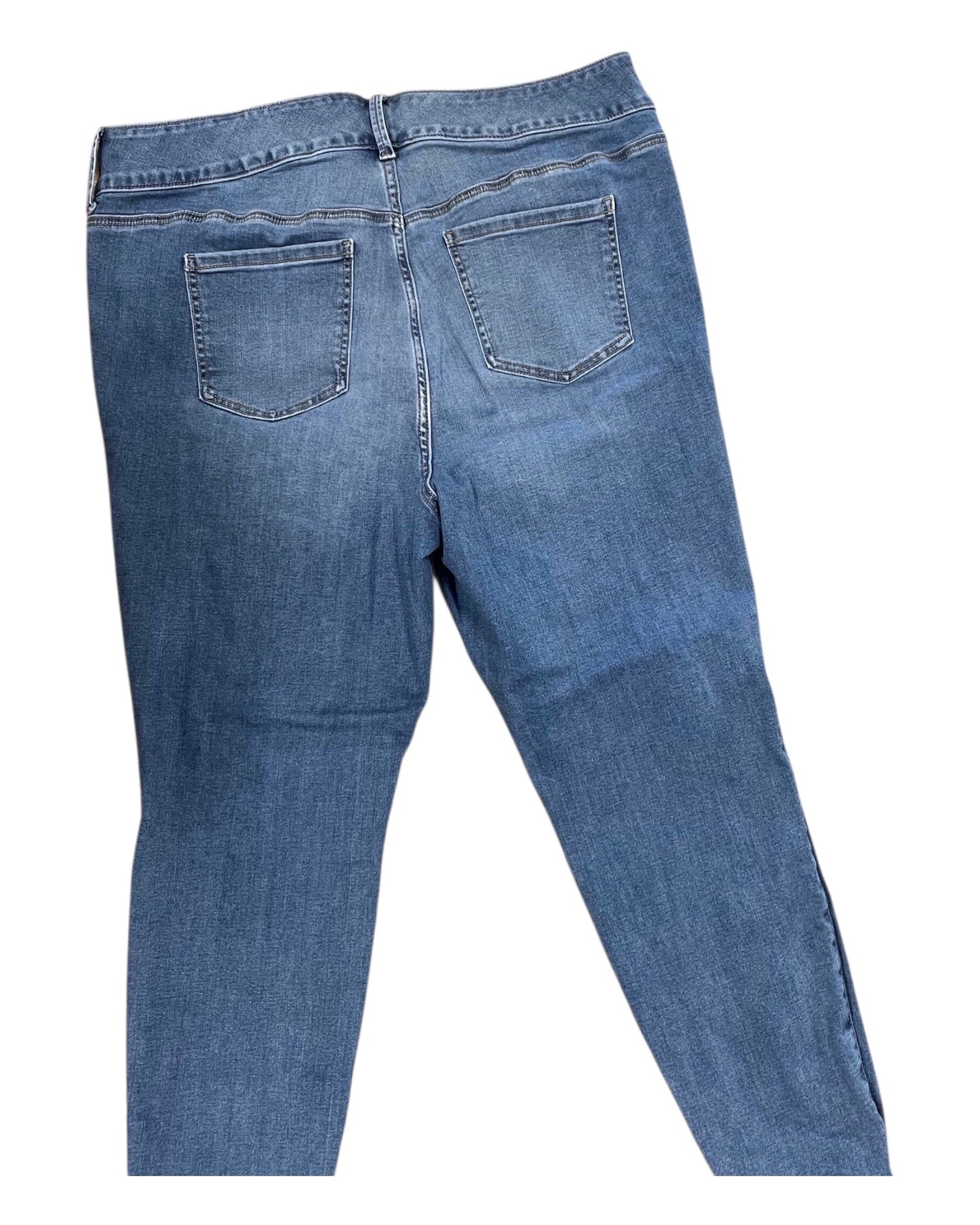 Jeans Jeggings By Torrid In Blue Denim, Size:20