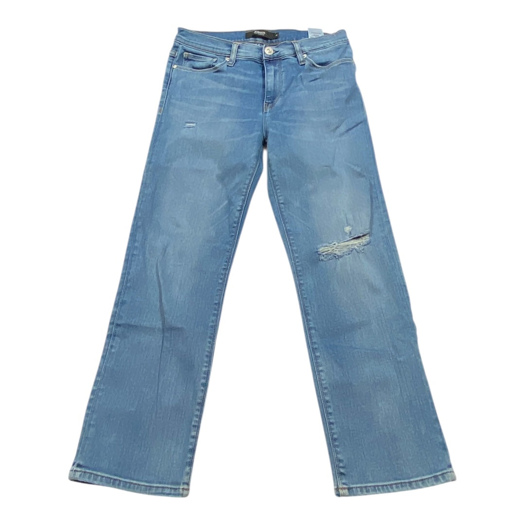 Jeans Straight By Hudson In Blue Denim, Size:6
