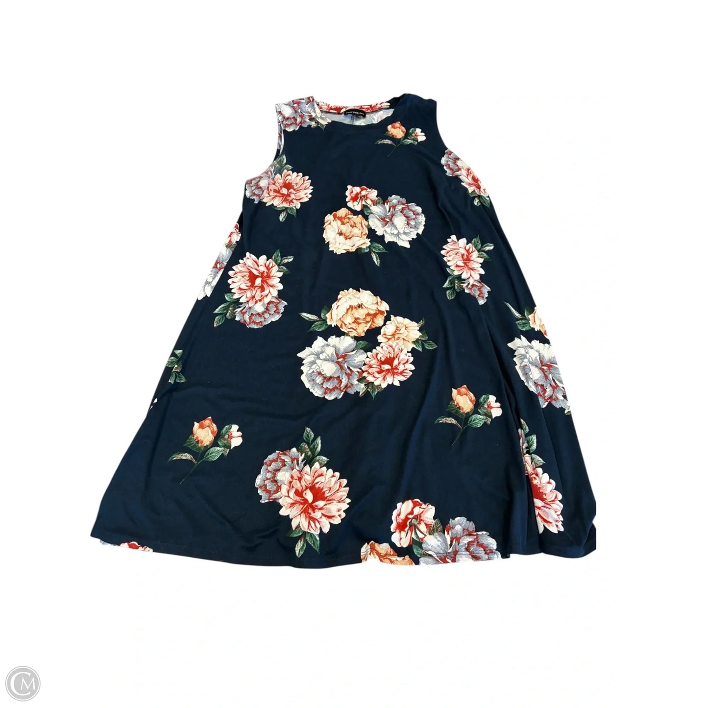 Dress Casual Short By Fortune & Ivy In Floral Print, Size: 2x