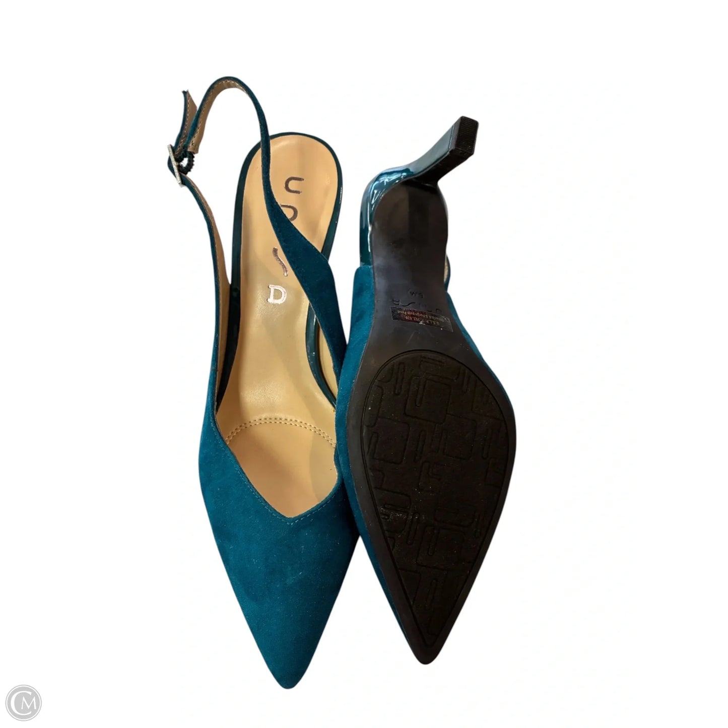 Shoes Heels Stiletto By Unisa In Teal, Size: 8