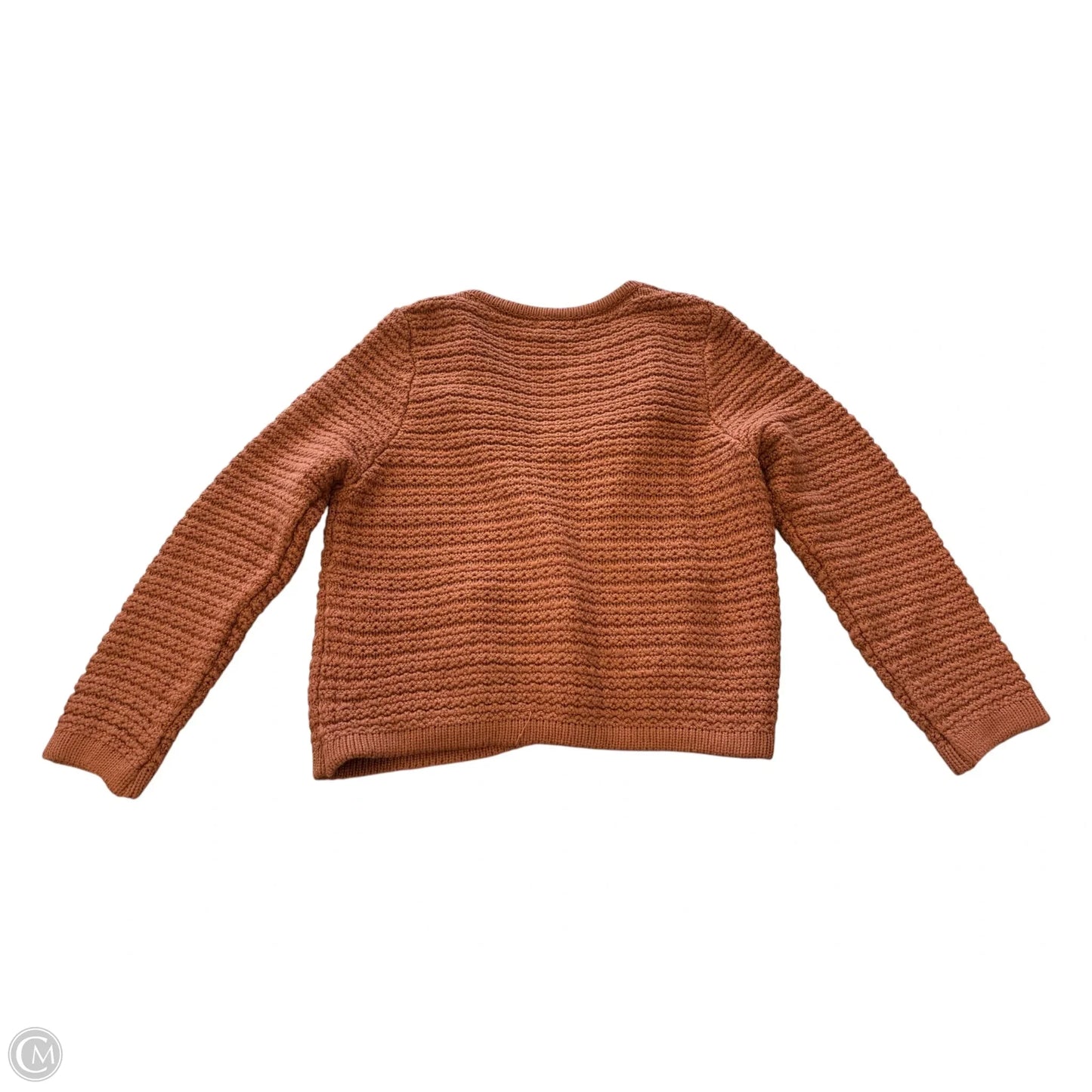 Sweater Cardigan By Be Cool In Brown, Size: L