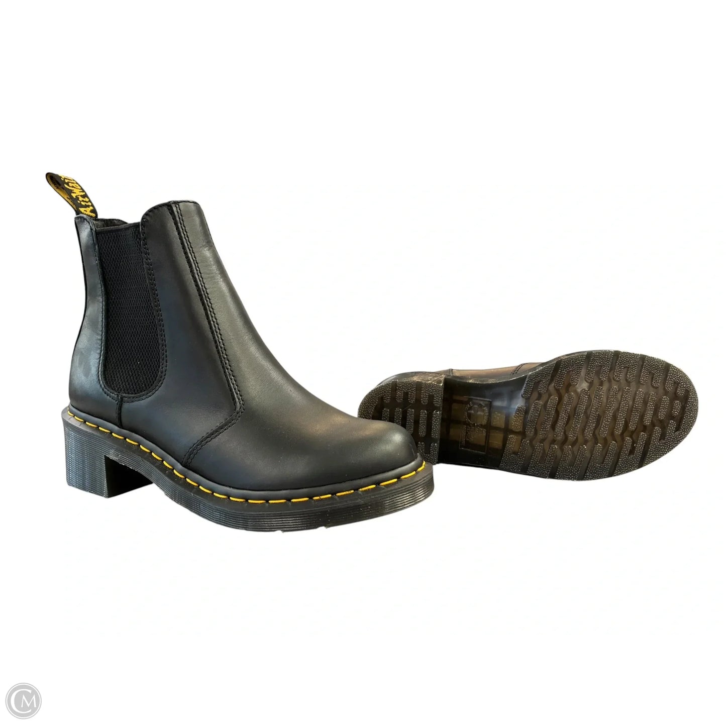 Boots Ankle Heels By Dr Martens In Black, Size: 10